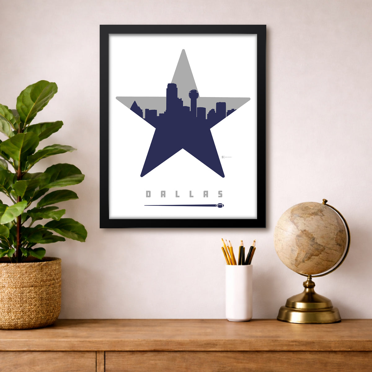 Dallas Football Print