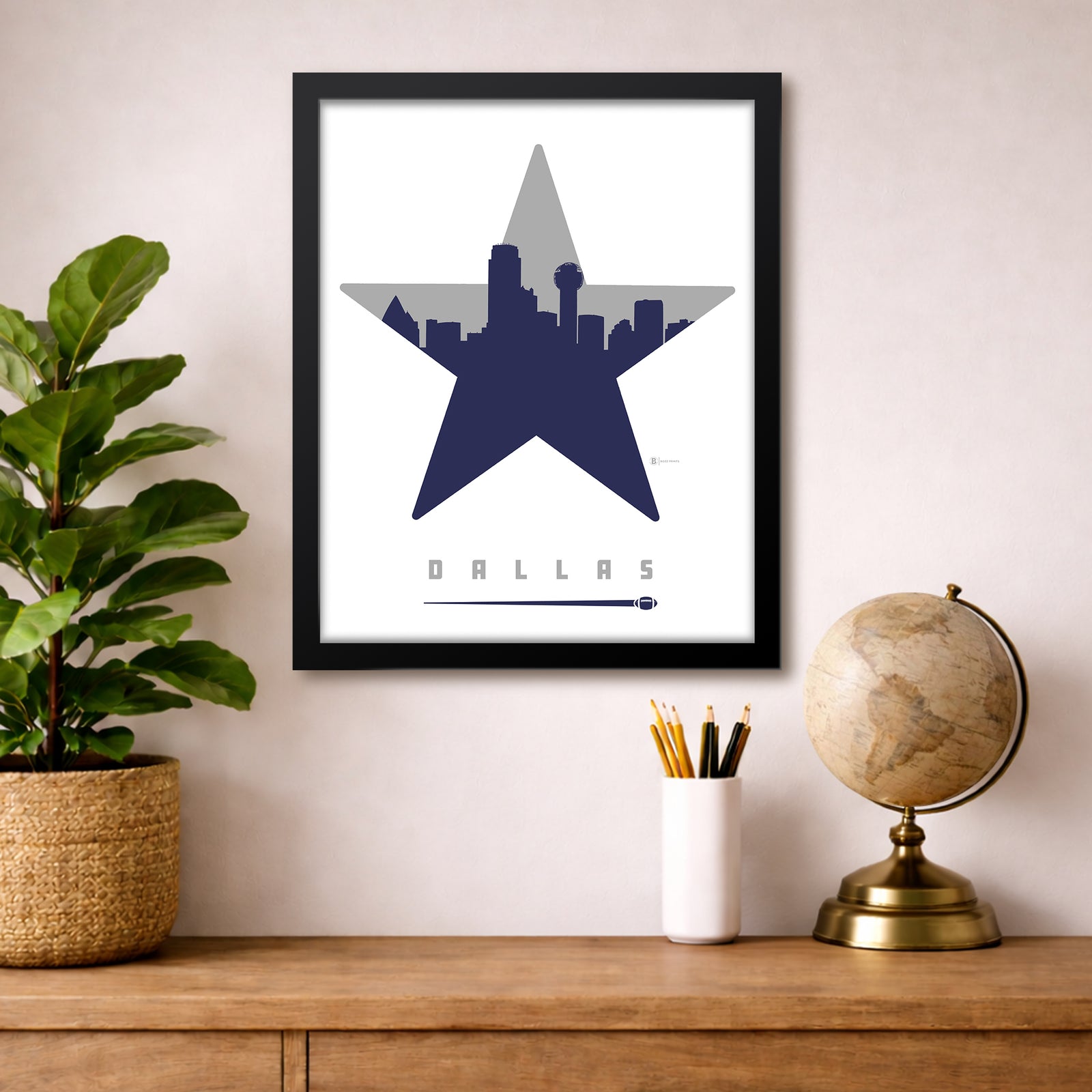 Dallas Football Print