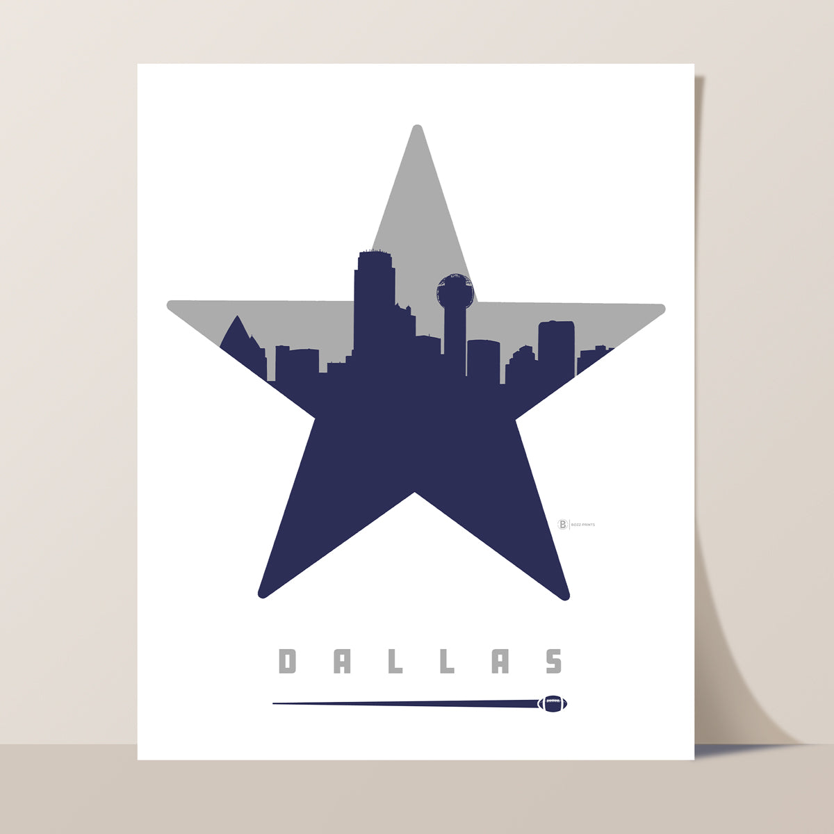 Dallas Football Print
