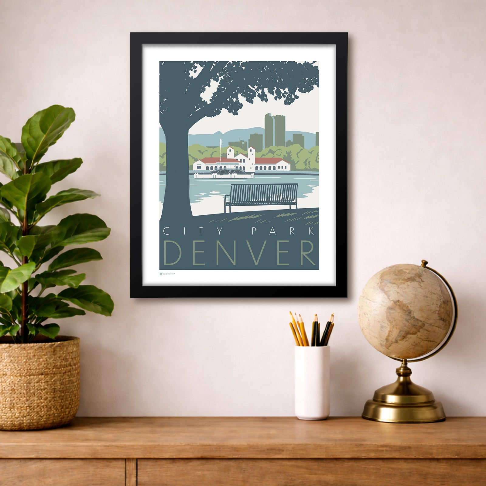 Denver City Park Print