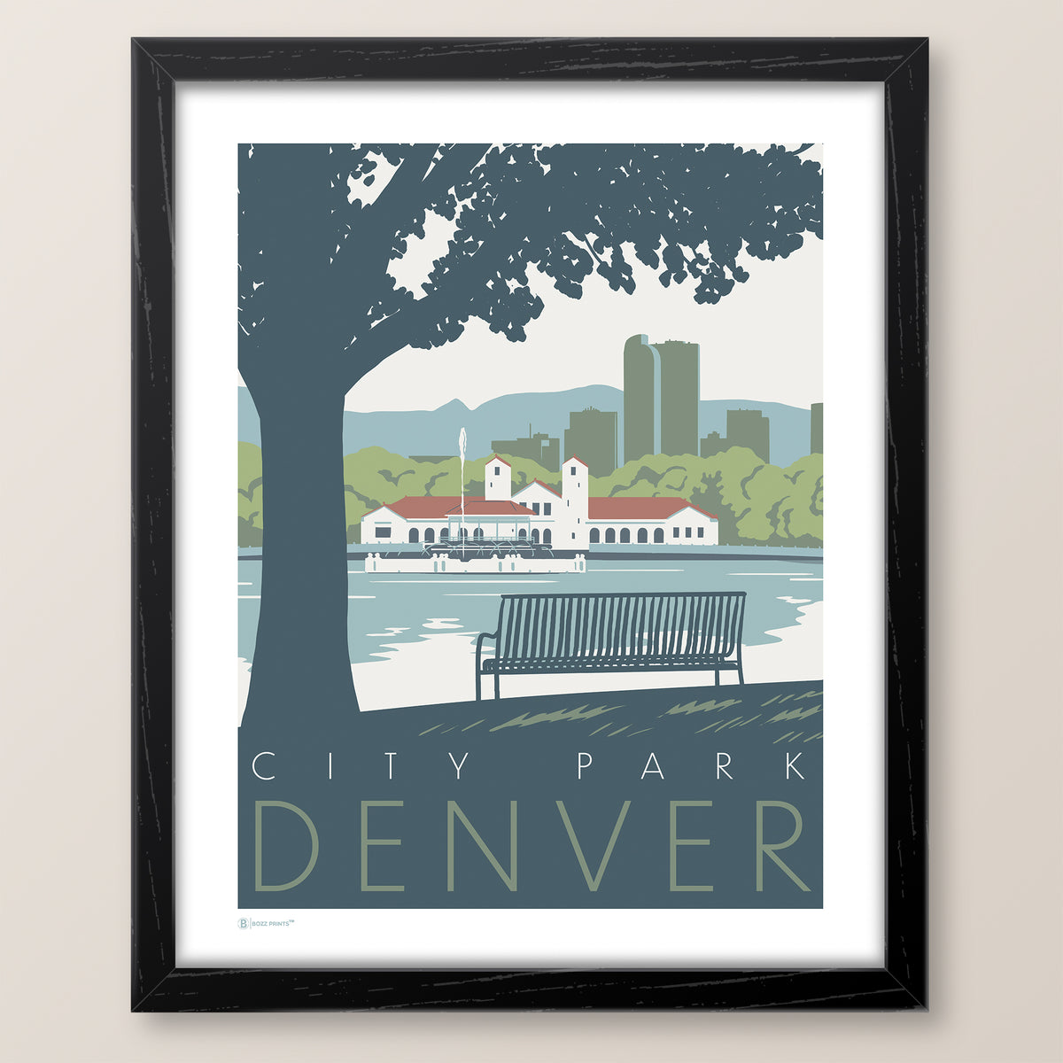 Denver City Park Print