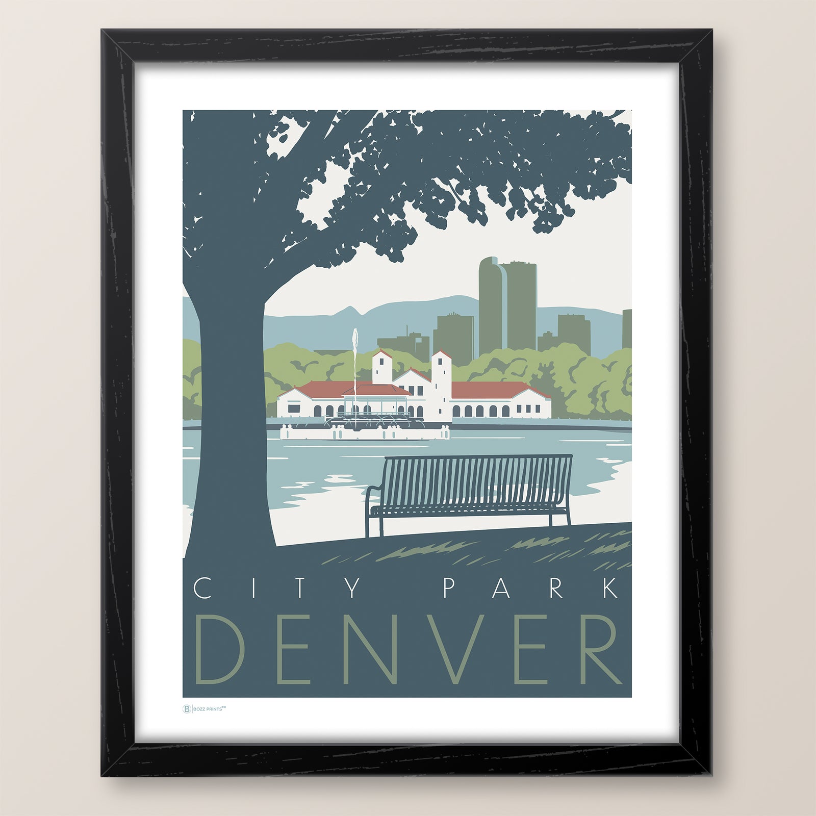 Denver City Park Print