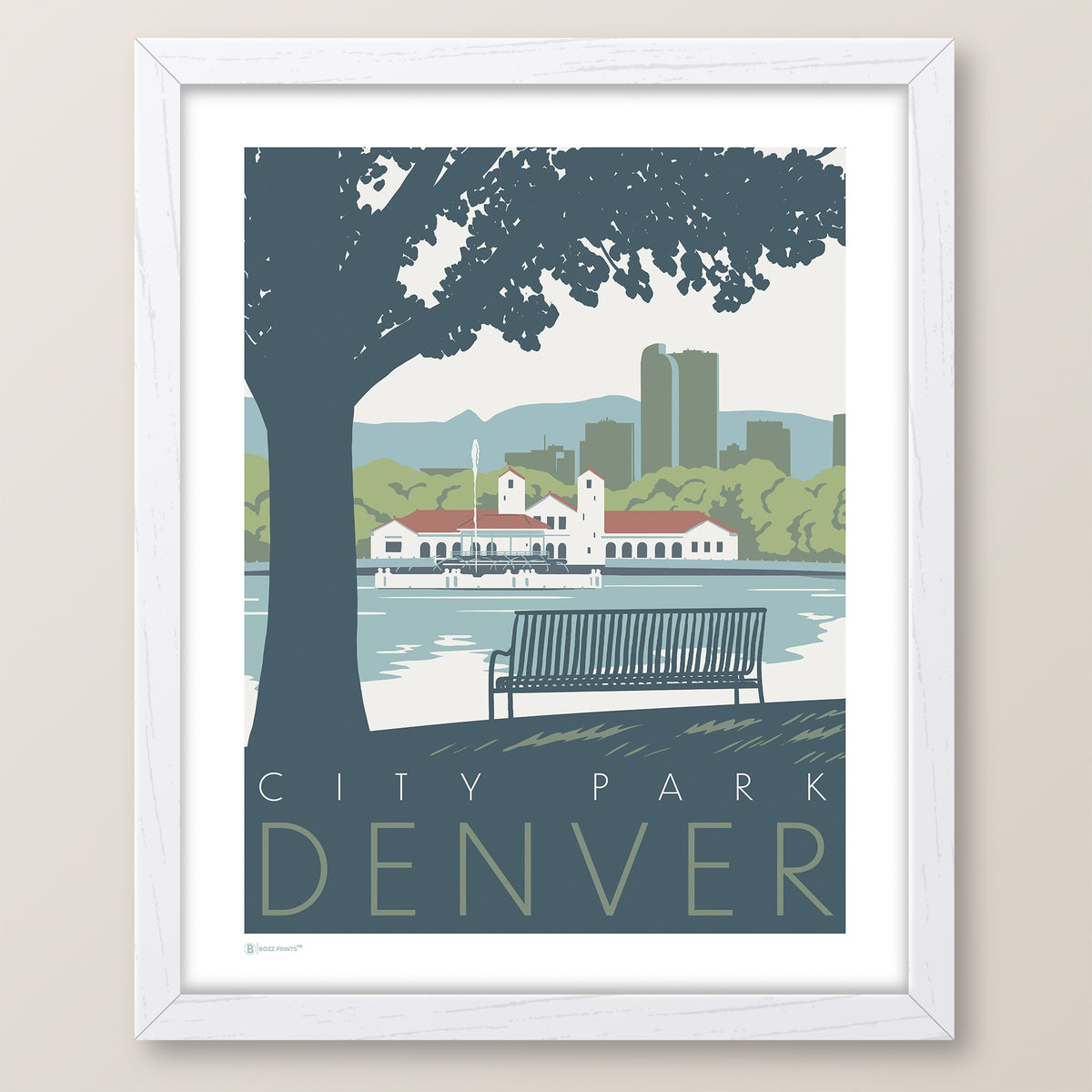 Denver City Park Print