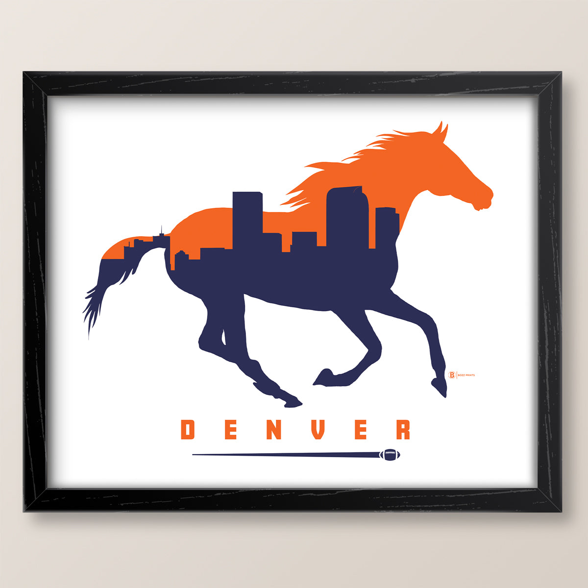 Denver Football Print