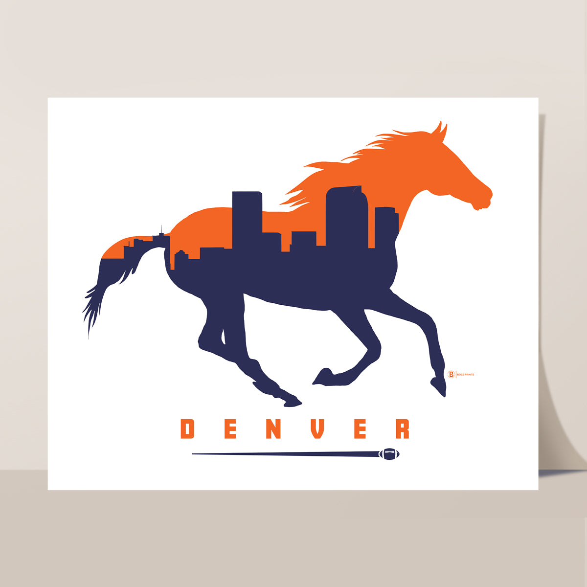 Denver Football Print