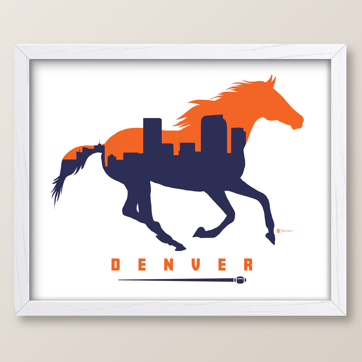Denver Football Print