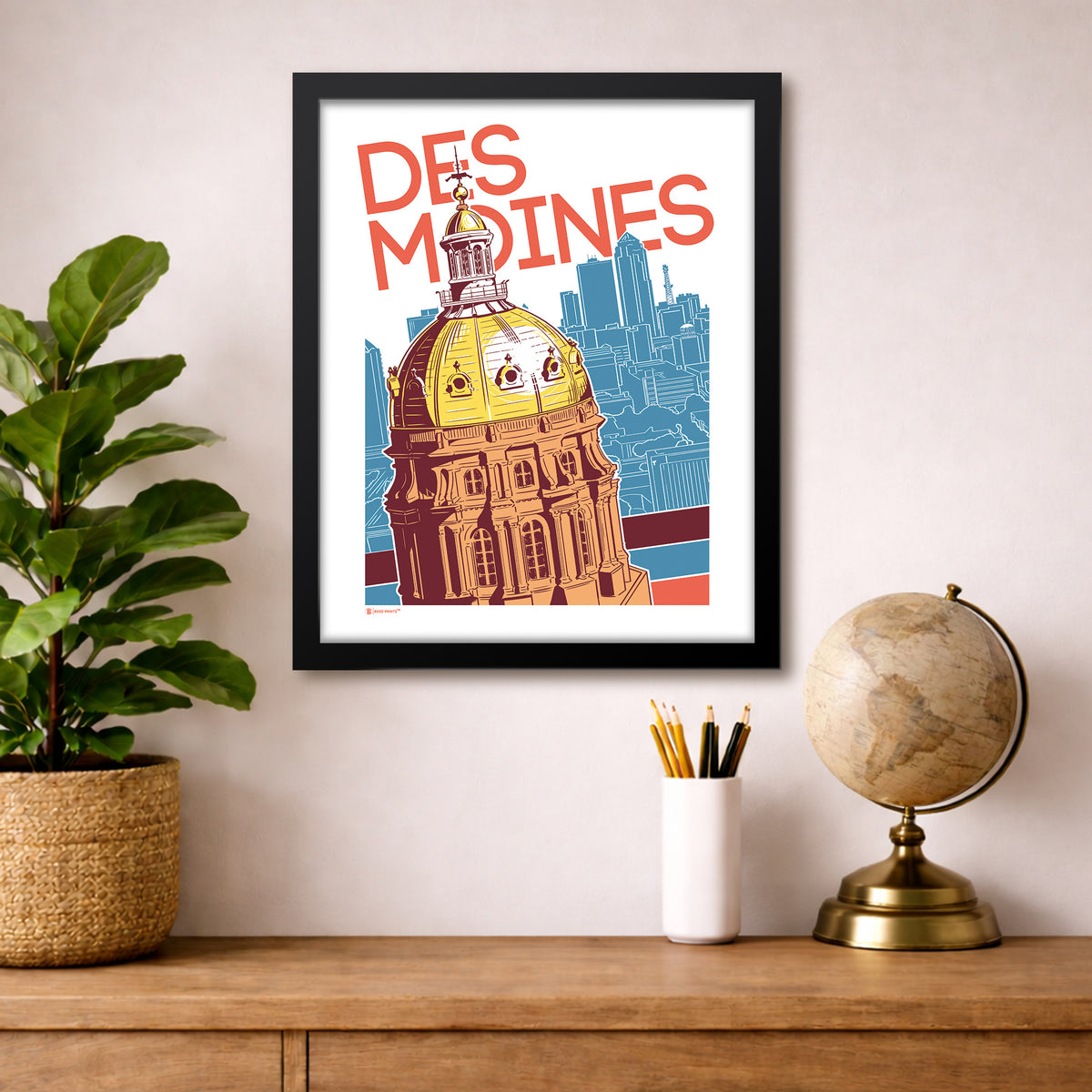 Des Moines Capitol Print