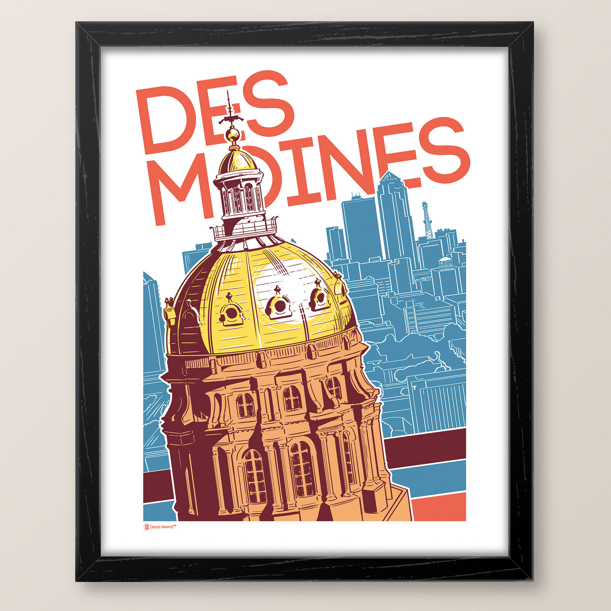 Des Moines Capitol Print