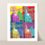 Des Moines Capitol Pop Art Print