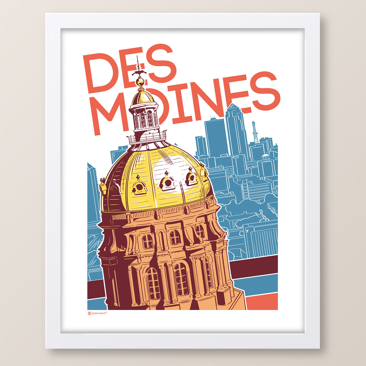 Des Moines Capitol Print
