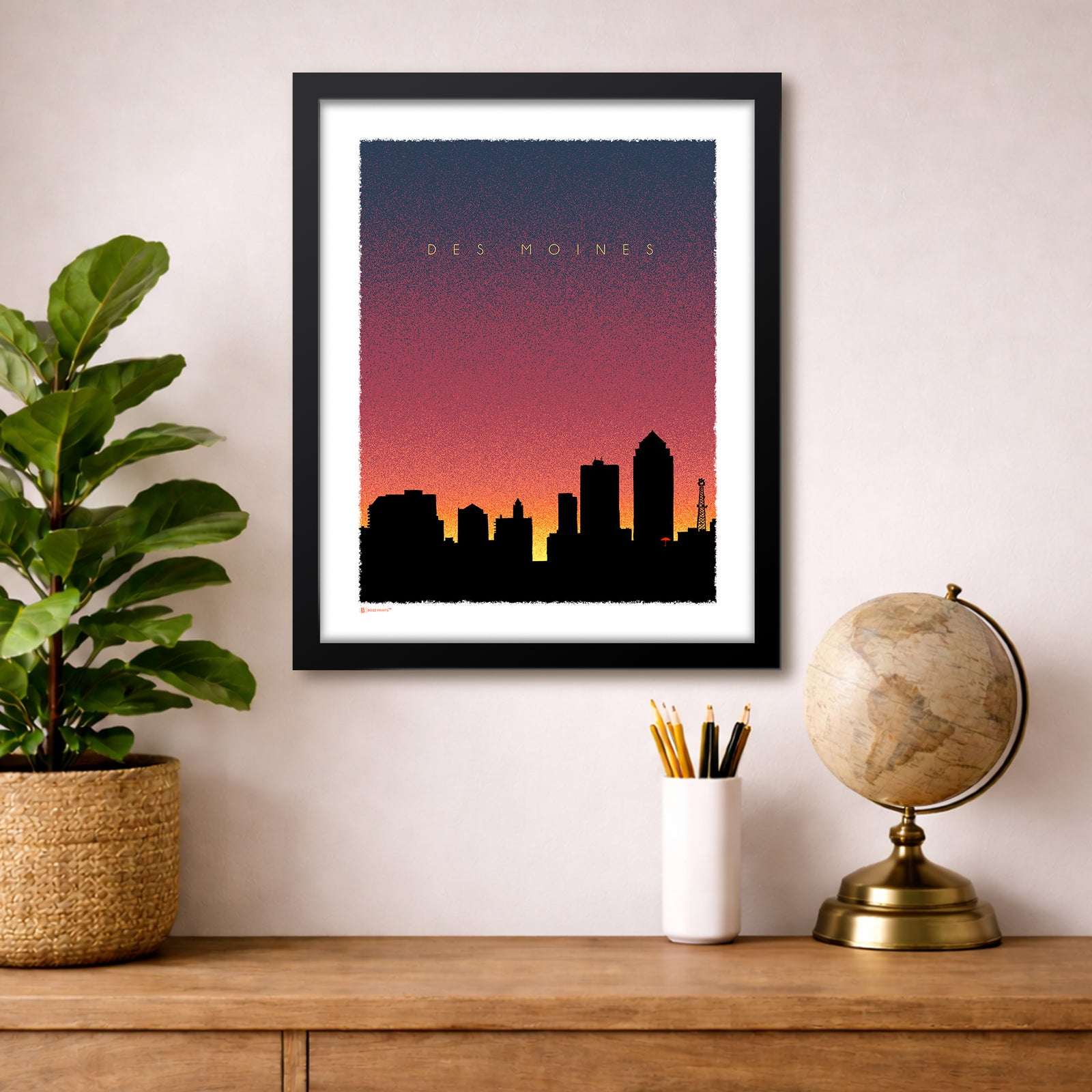 Des Moines Dusk Print