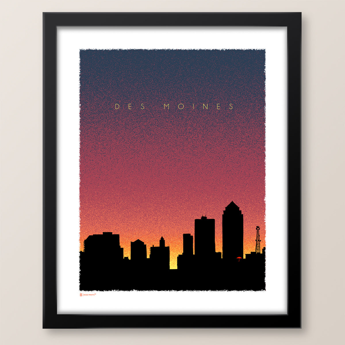 Des Moines Dusk Print