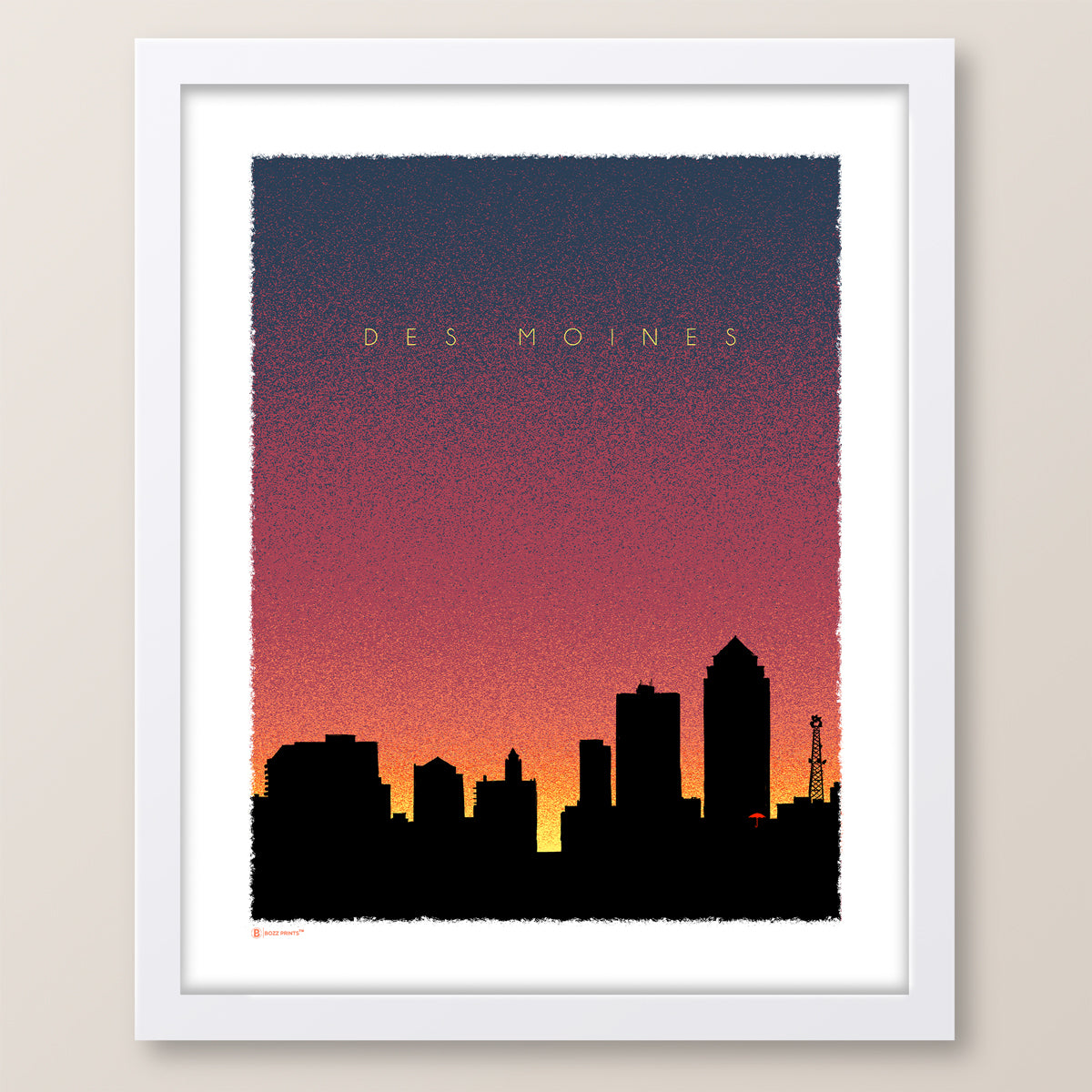 Des Moines Dusk Print