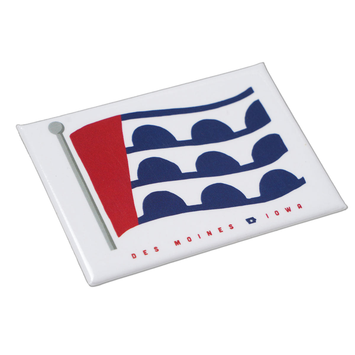 Des Moines Flag Magnet