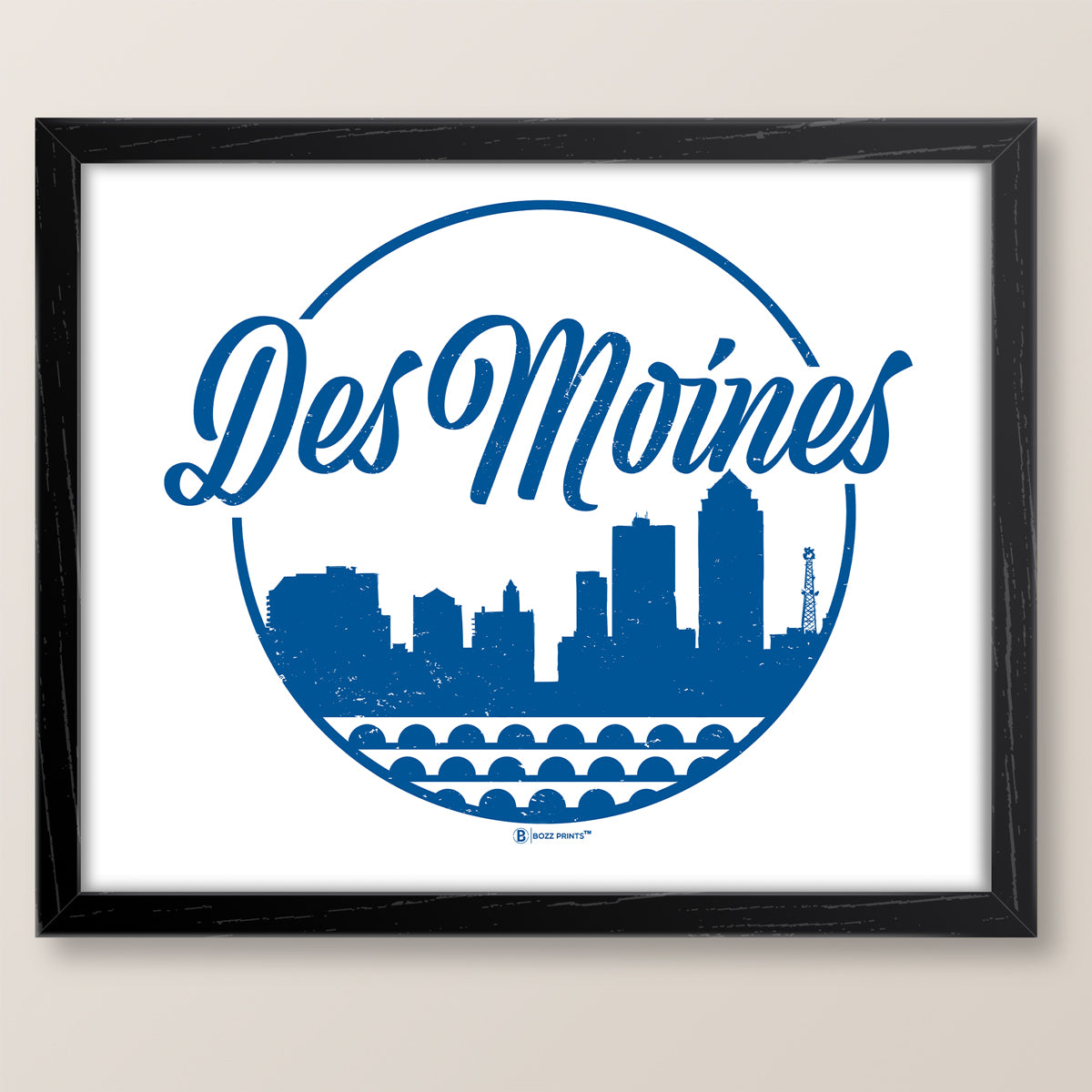 Des Moines Hometown Print