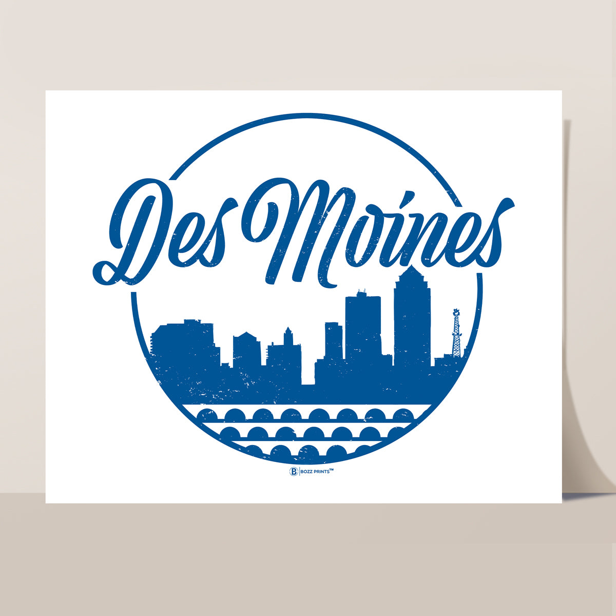 Des Moines Hometown Print