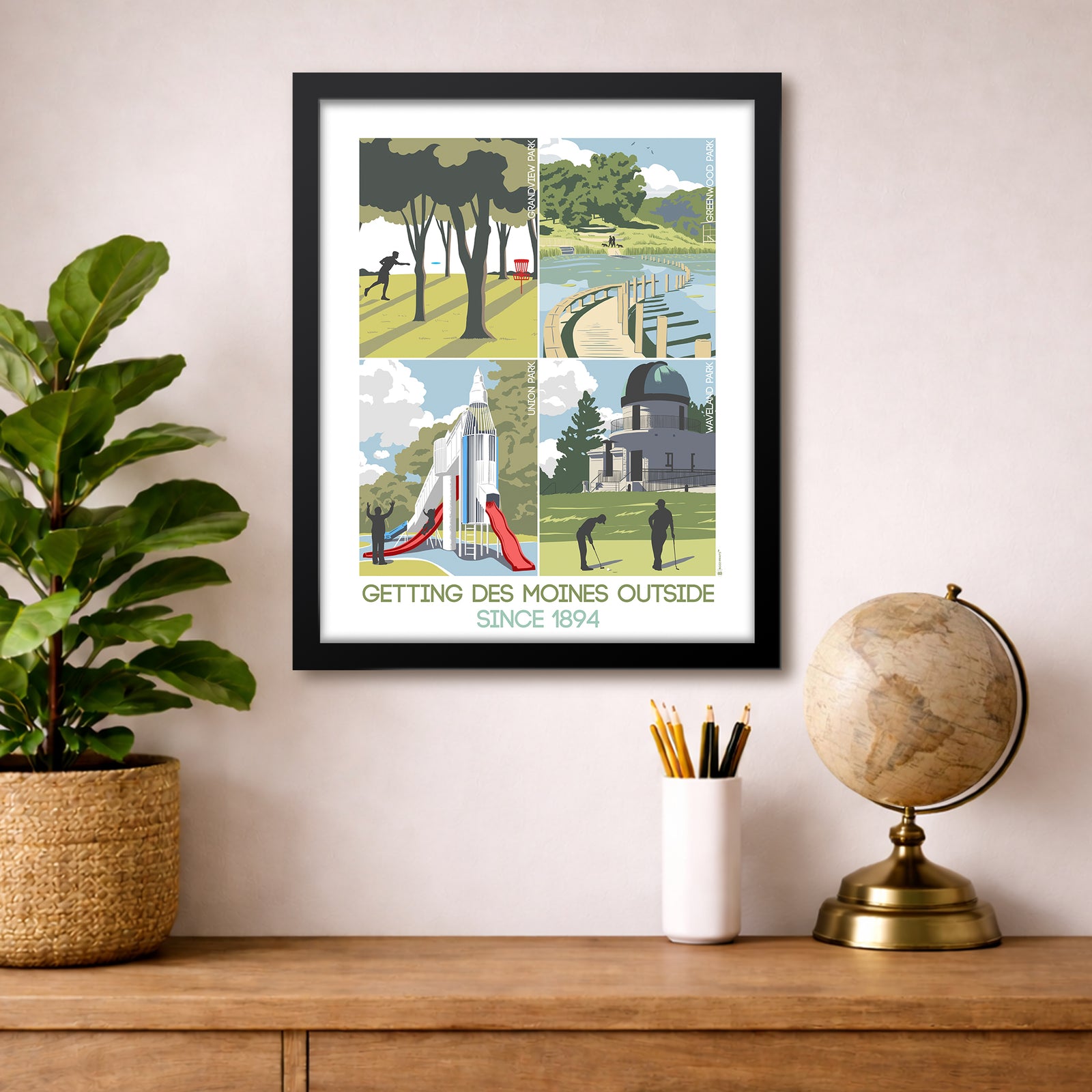 Des Moines Parks Collection Print