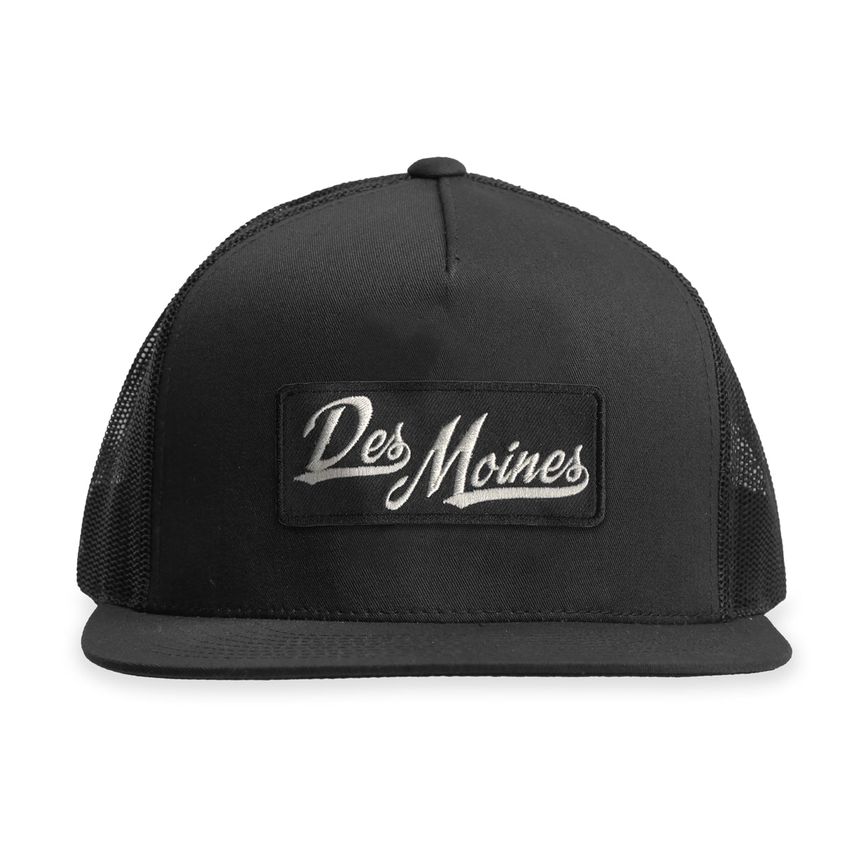 Des Moines Script Trucker Hat
