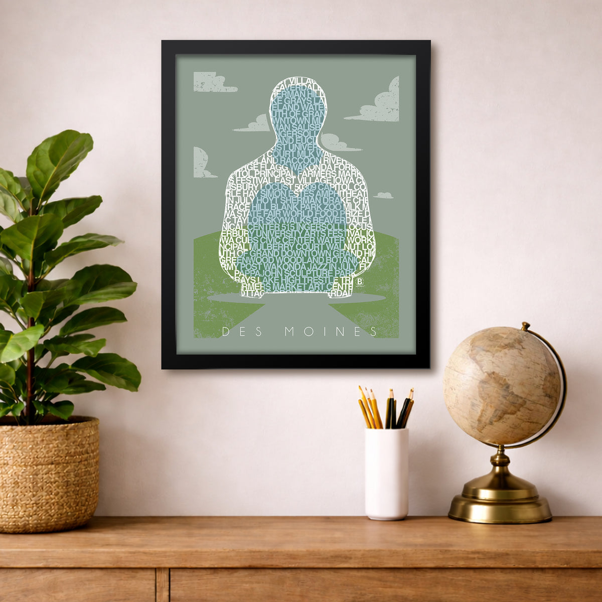 Des Moines Sculpture Print