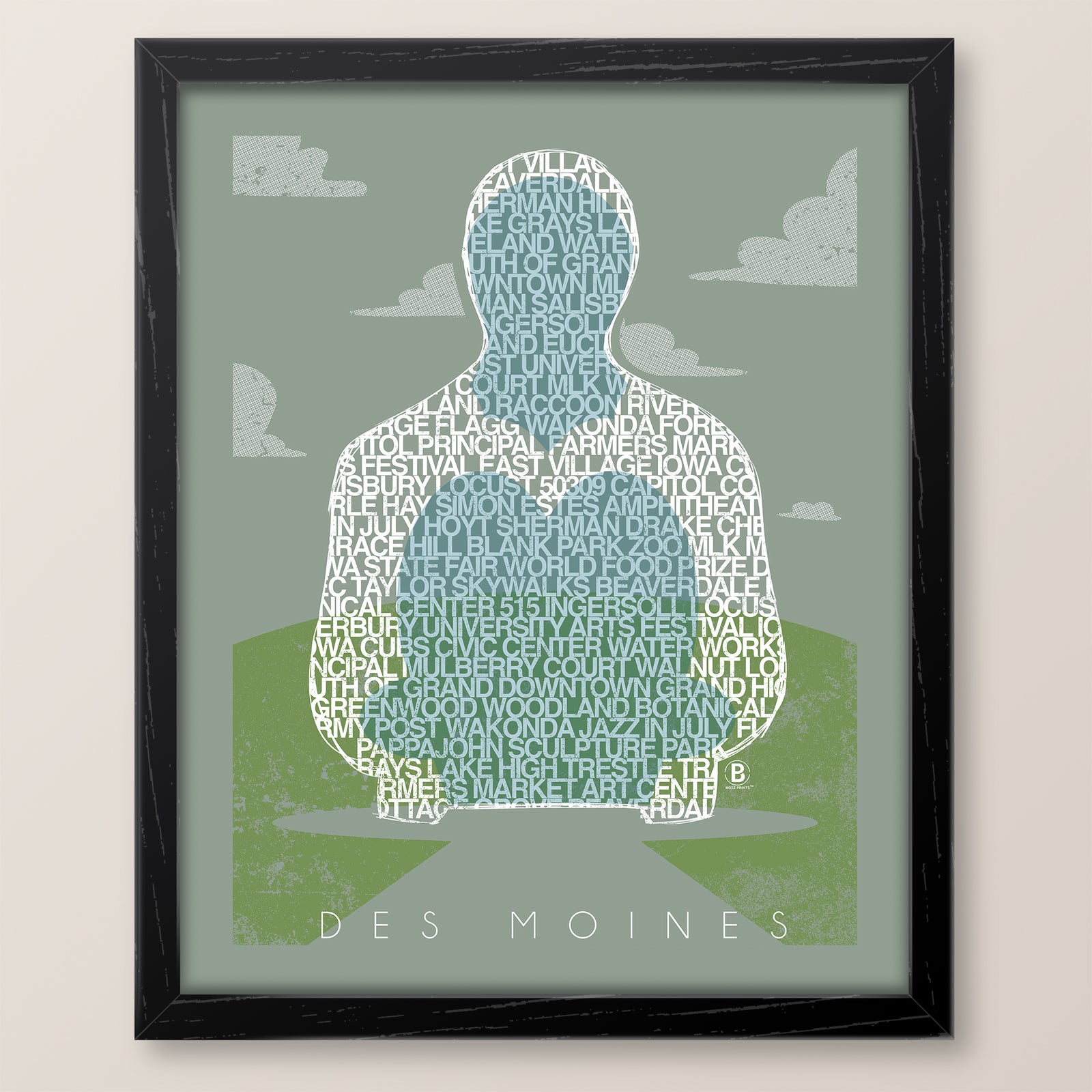 Des Moines Sculpture Print