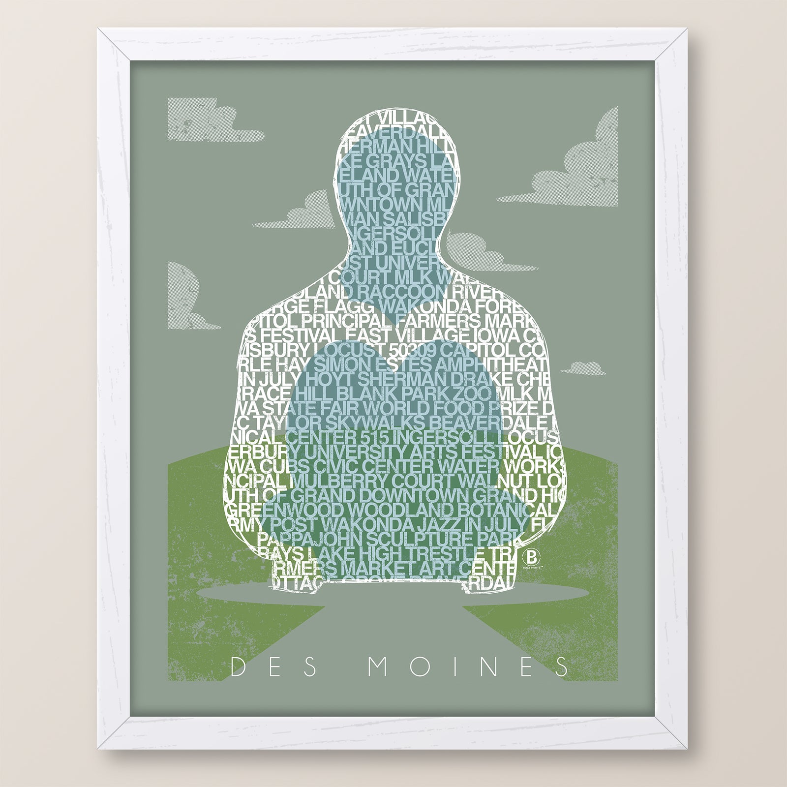 Des Moines Sculpture Print