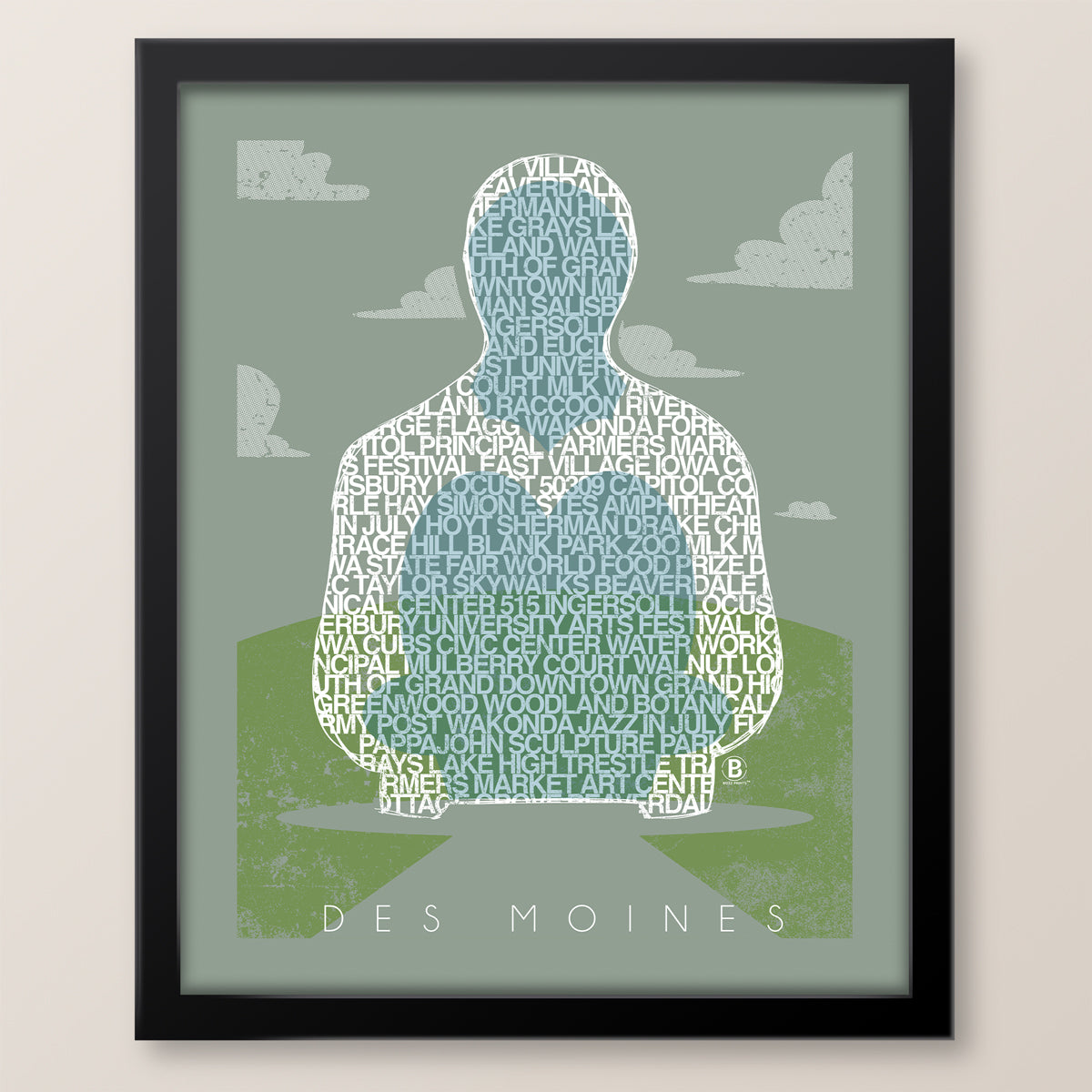 Des Moines Sculpture Print