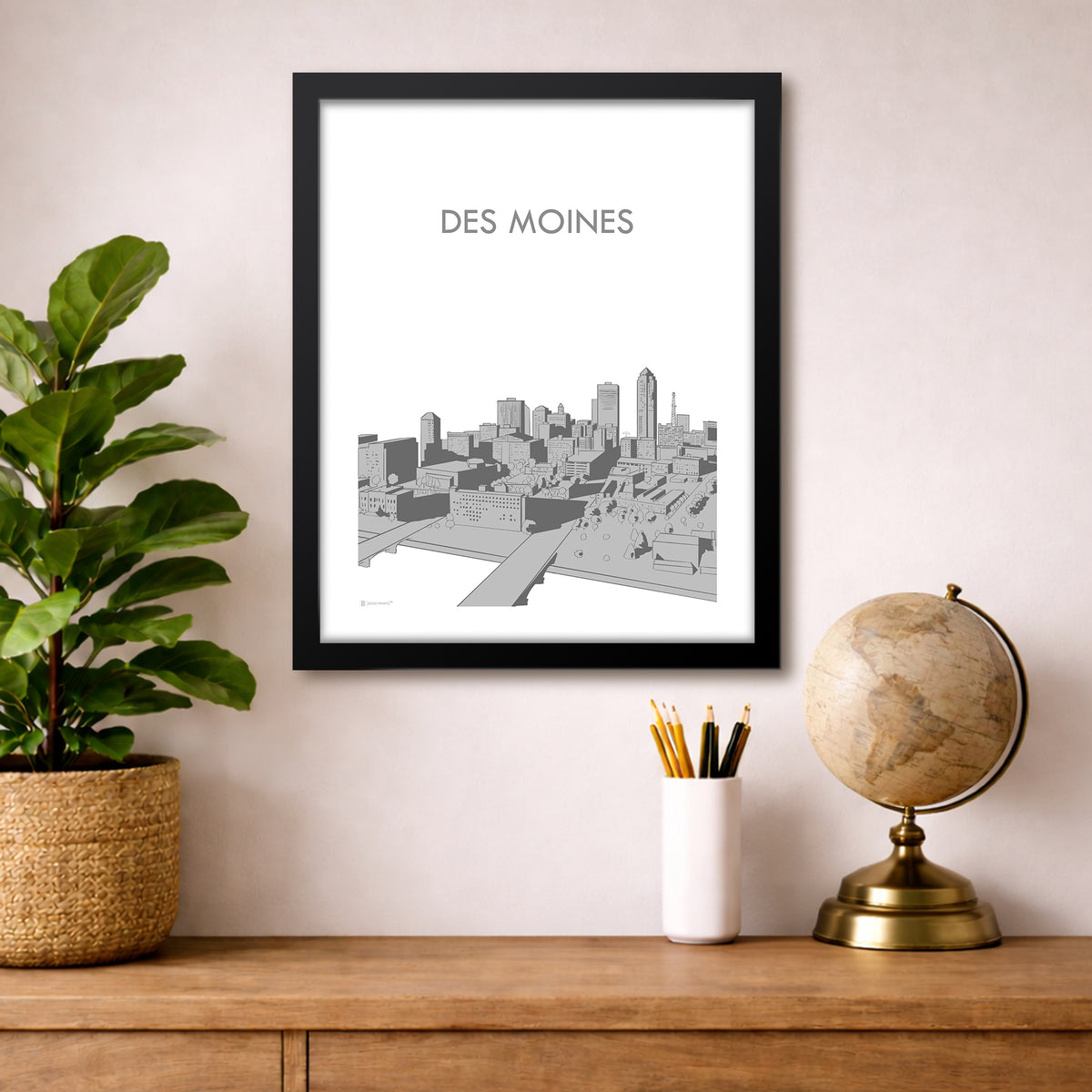 Des Moines Sprawl Print