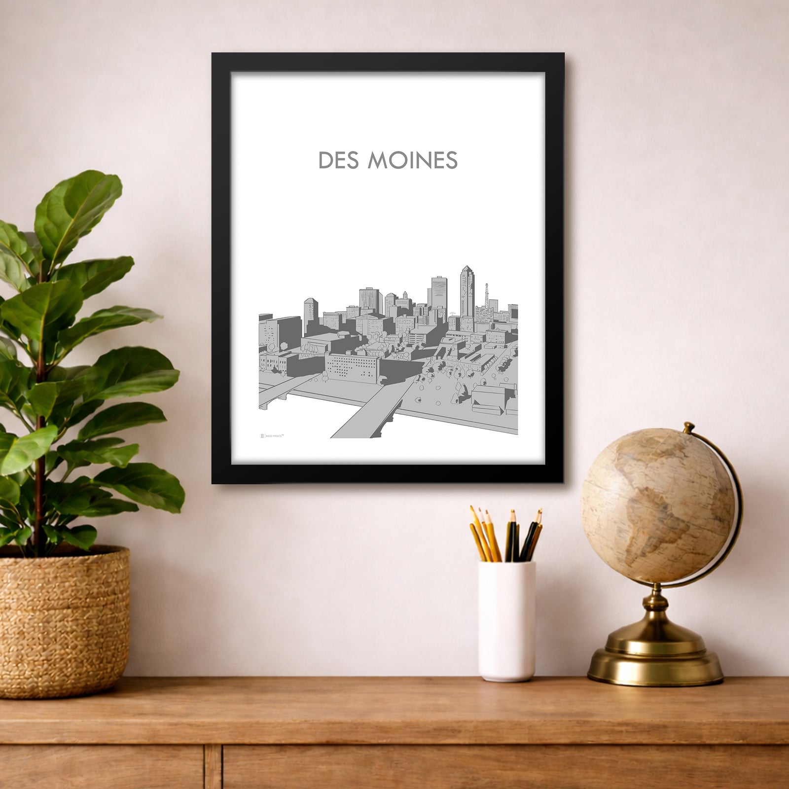 Des Moines Sprawl Print