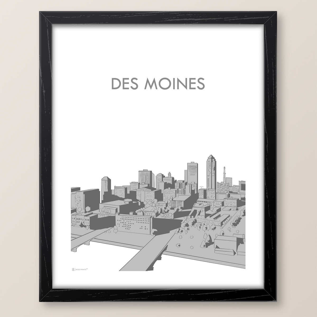 Des Moines Sprawl Print