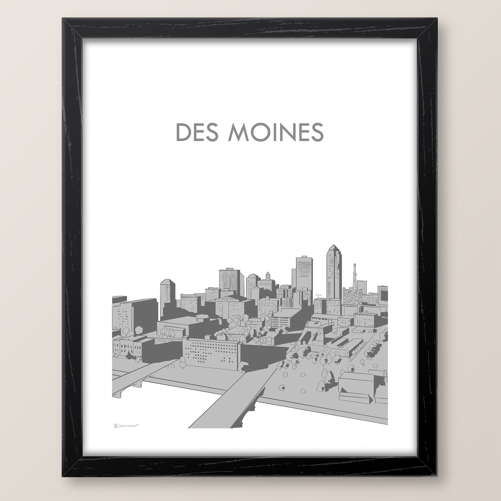 Des Moines Sprawl Print