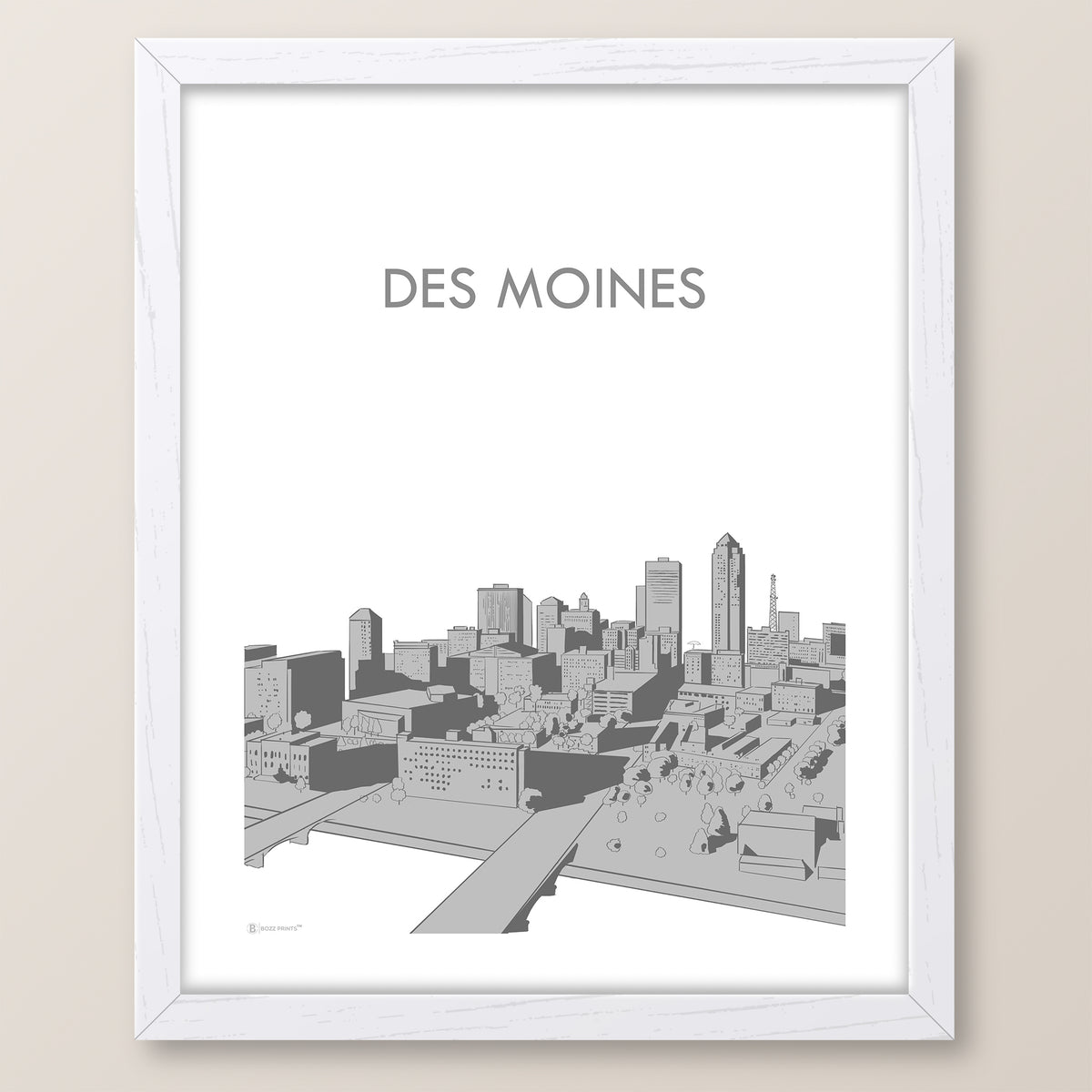 Des Moines Sprawl Print