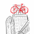 Des Moines Travelers Bike Print