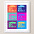 Des Moines Umbrella Pop Art Print