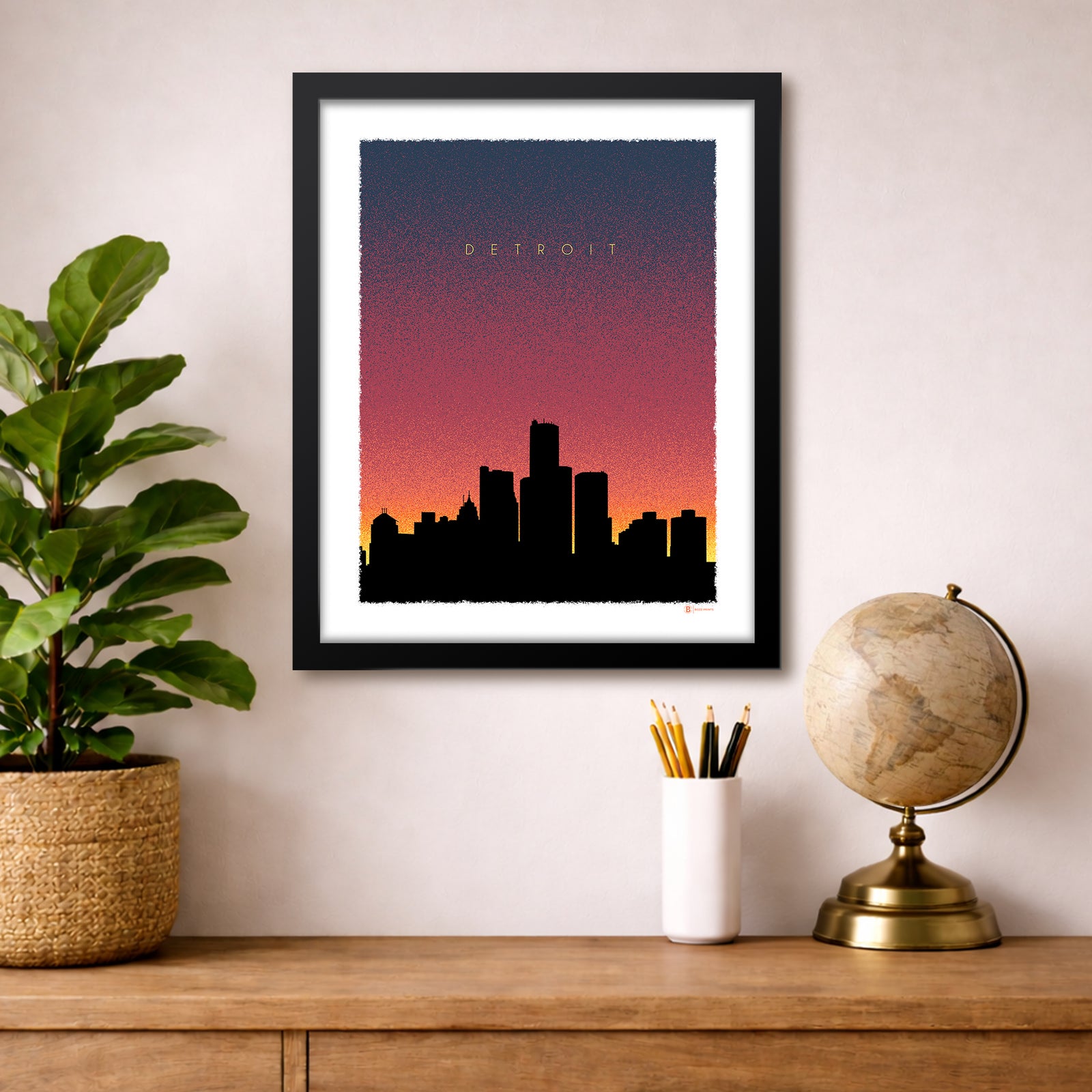 Detroit Dusk Print