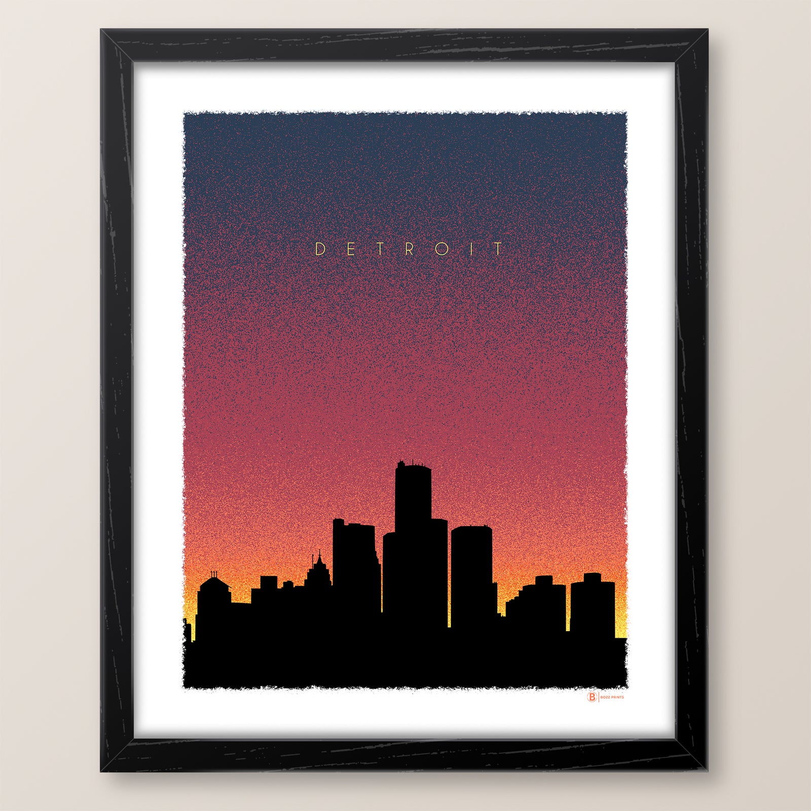 Detroit Dusk Print