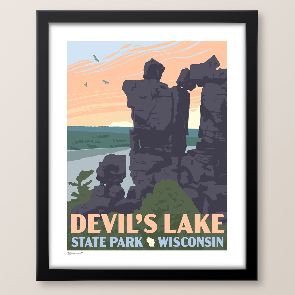 Devil's Lake State Park Print