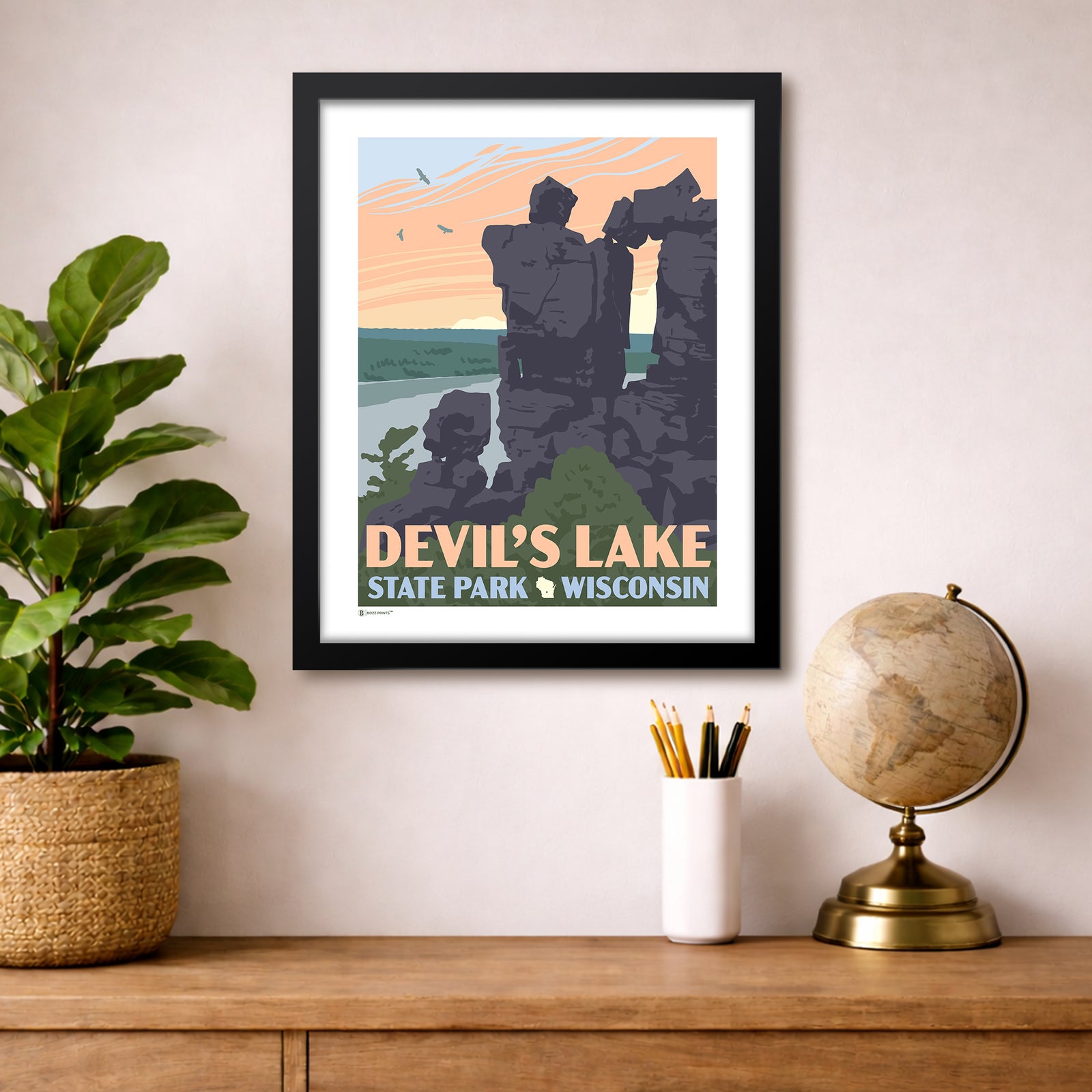 Devil's Lake State Park Print