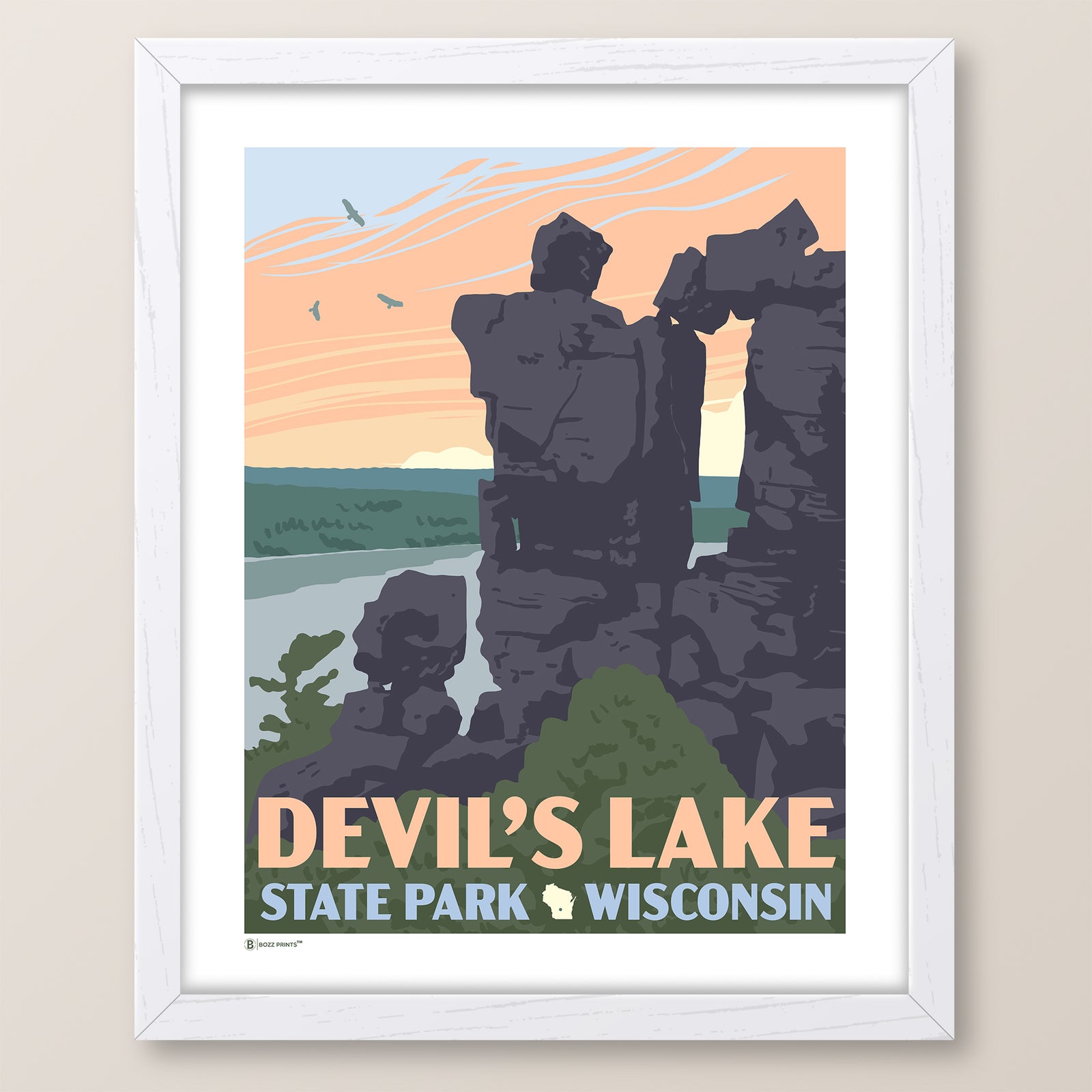 Devil's Lake State Park Print