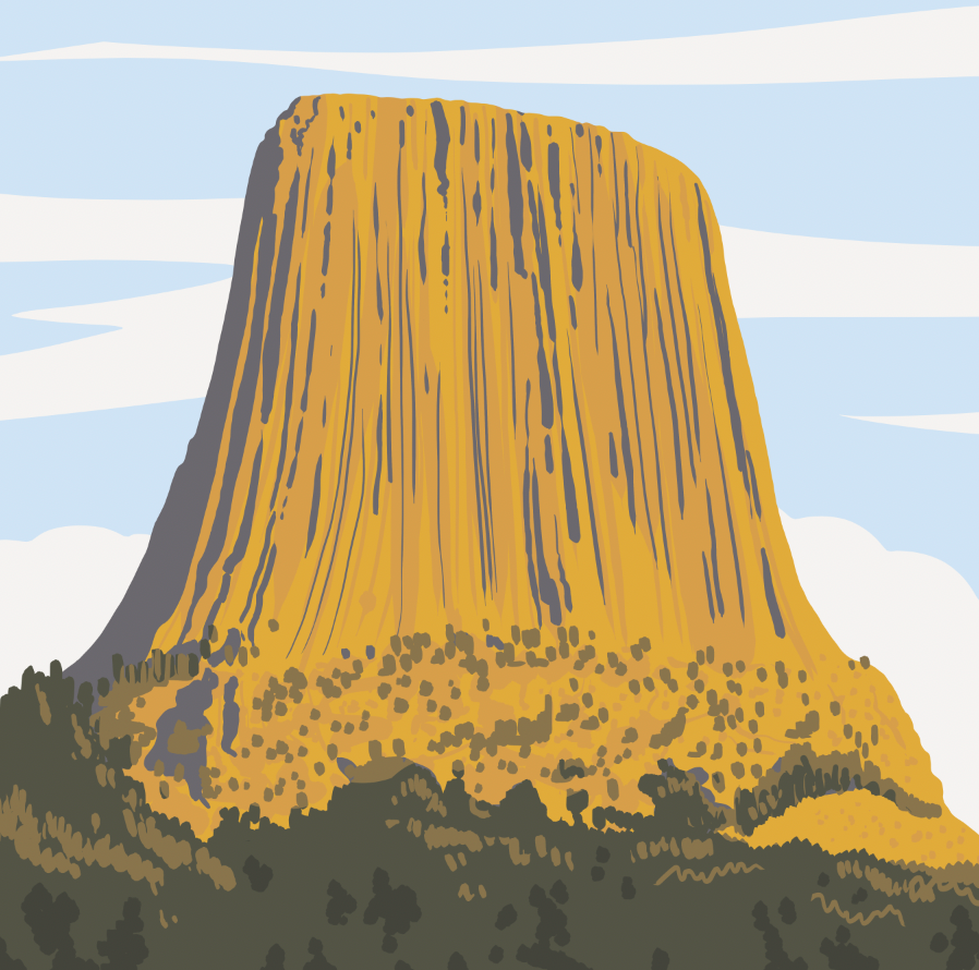 Devils Tower Print