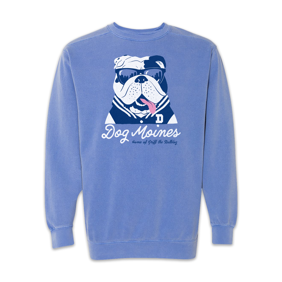 Drake University Dog Moines Griff Sweatshirt Bozz Prints