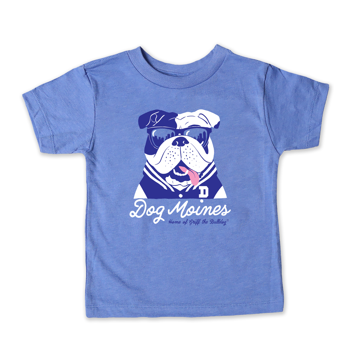 Drake University Dog Moines Home of Griff III Kids T-Shirt