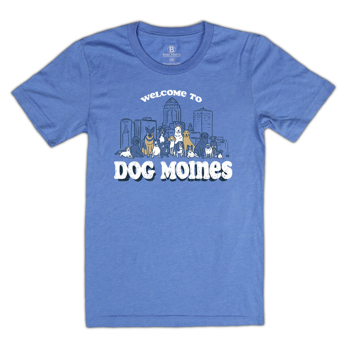Dog Moines Skyline T-Shirt