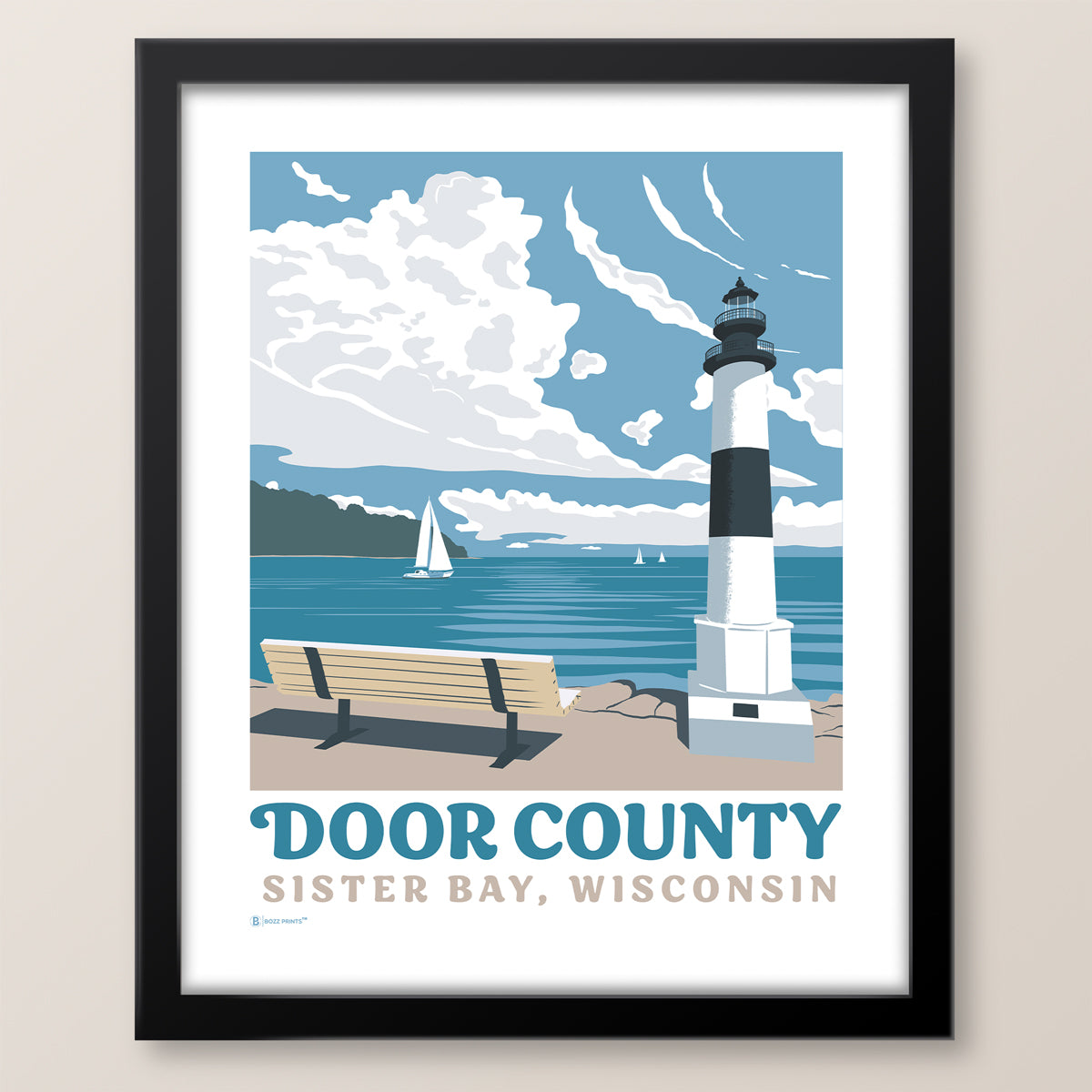 Door County Wisconsin Sister Bay Print