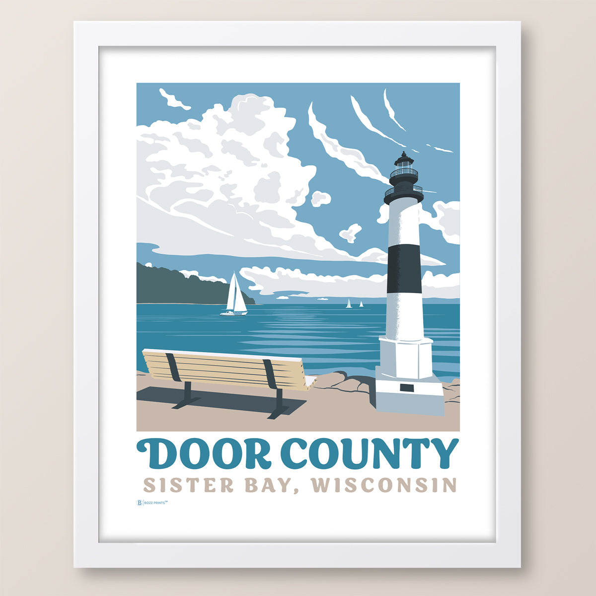 Door County Wisconsin Sister Bay Print