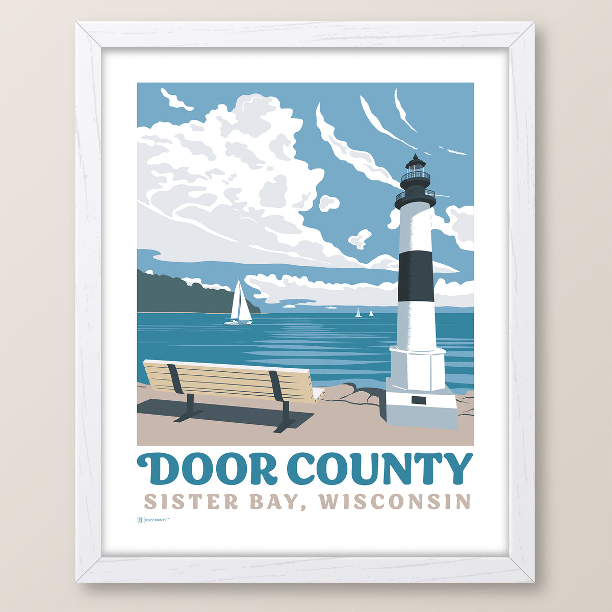 Door County Wisconsin Sister Bay Print
