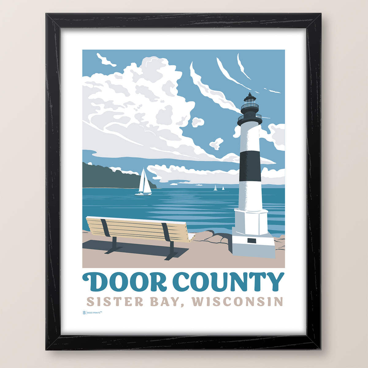 Door County Wisconsin Sister Bay Print