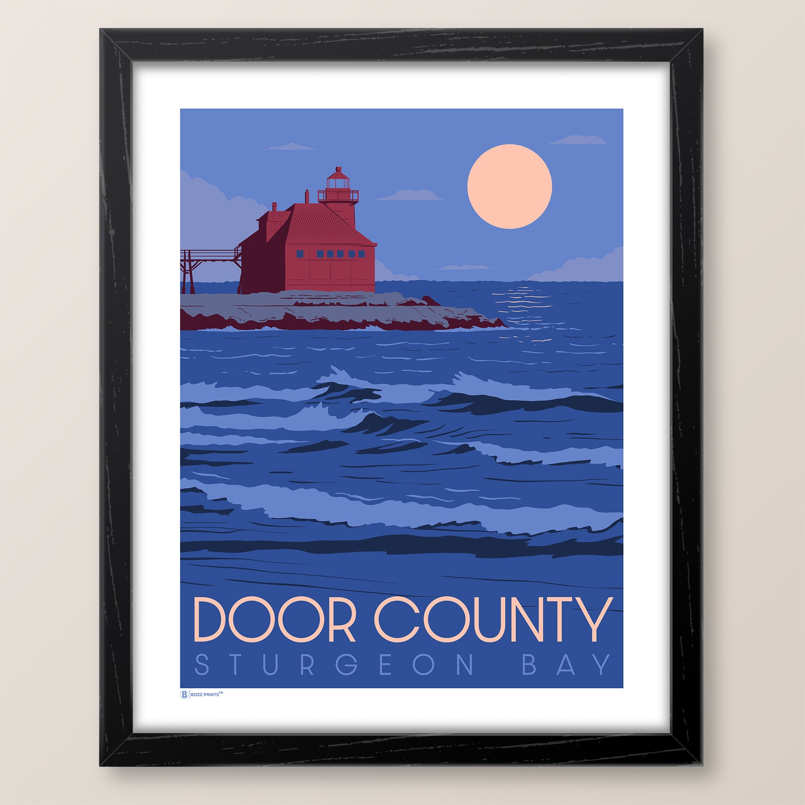 Door County Wisconsin Sturgeon Bay Print
