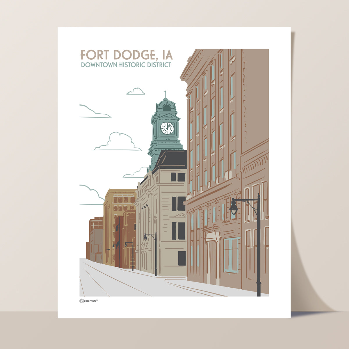 Downtown Fort Dodge Print