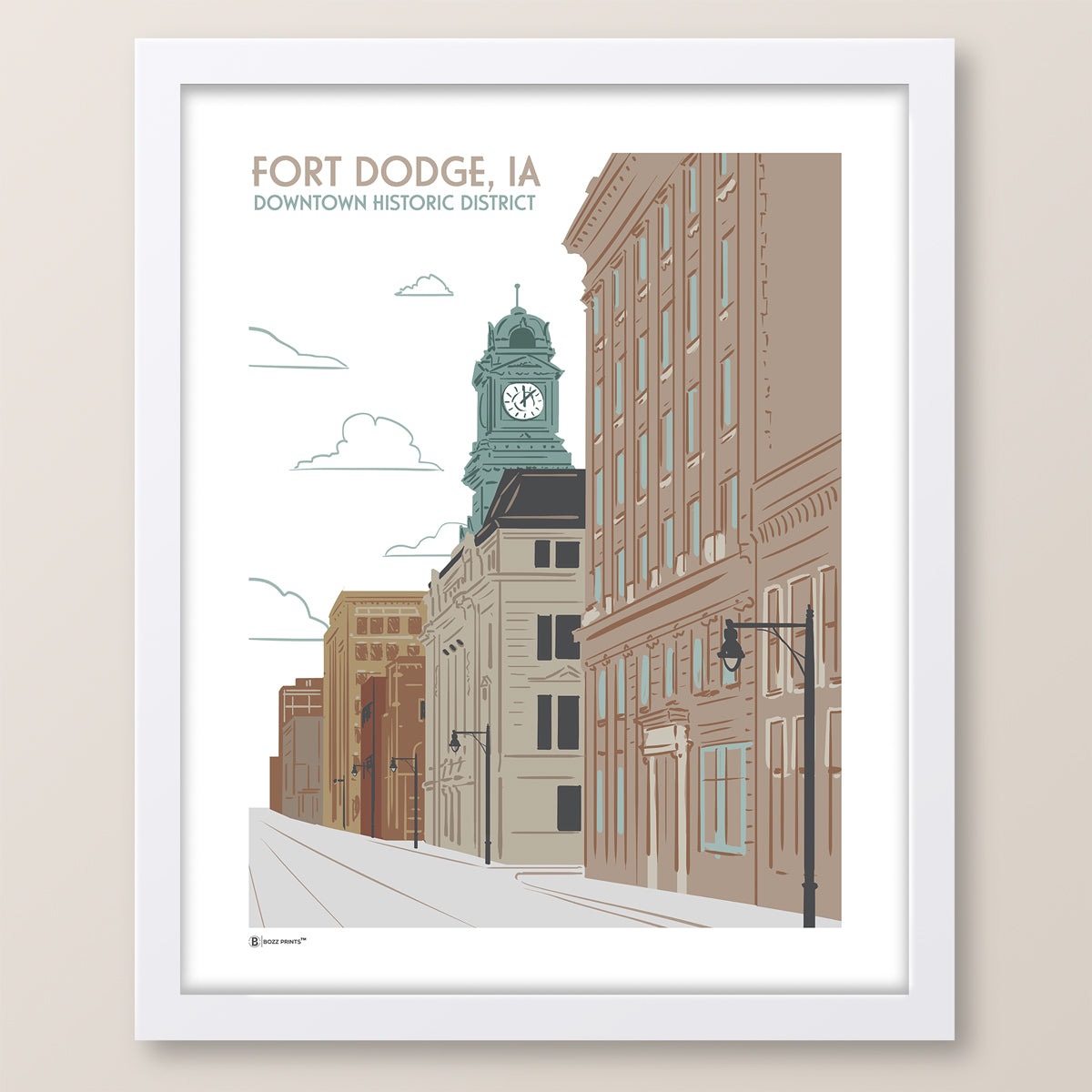 Downtown Fort Dodge Print