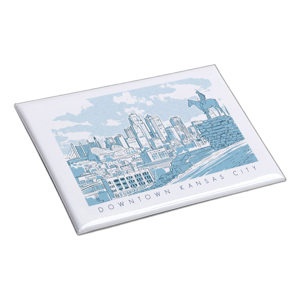 Downtown Kansas City Hard Magnet